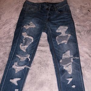 Size 00 American eagle tomgirl jeans